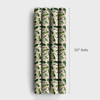 Humorous Holiday Pickle Ornament Gift Wrap, Christmas Pickle Wrapping Paper, Whimsical Secret Santa Wrapping Paper, Adorable Xmas Gift Wrap Roll