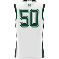 #50 Hawaii Rainbow Warriors Lightweight Basketball Jersey - White