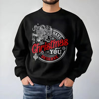 Humorous Krampusnacht Sweatshirt, Krampus Christmas Sweatshirt, Sarcastic Krampus Holiday Crewneck, Goth Christmas Pullover, Creepmas Present