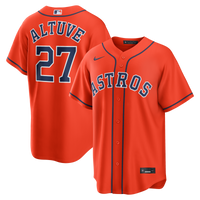 Houston Astros Jose Altuve Orange Alternate Replica Jersey