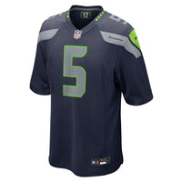 Seattle Seahawks Jason Myers College Navy Game Jersey