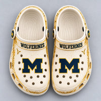 MICH Gilded Cream - Block Letter Statement Clogs