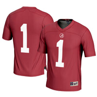 #1 Alabama Crimson Tide Football Jersey - Crimson