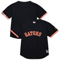 Black Florida Gators On The Clock Full-Button Fashion Jersey