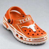 TEX Burnt Orange - Longhorn Emblem Clog Study