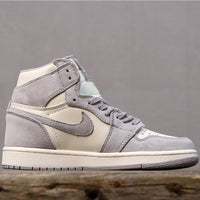 Sneakers, Off White Gray Colorway, Lace Up Design, Casual Gift for Sneaker Fans