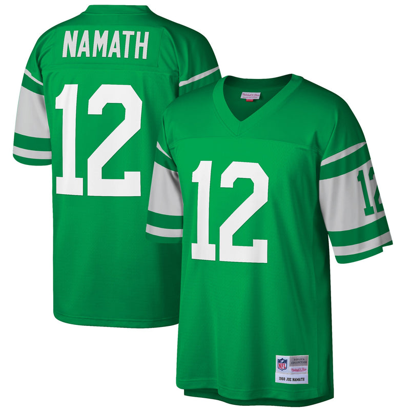 New York Jets Joe Namath Green Big & Tall 1968 Retired Player Replica Jersey