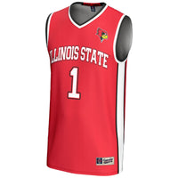 #1 Illinois State Redbirds Lightweight Basketball Jersey - Red