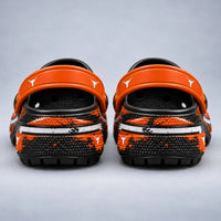 TEX Splatter Pride - Longhorn Clogs With Burnt-Orange Attitude