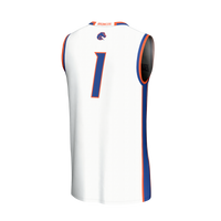 Boise State Broncos Collegiate Basketball Fashion Jersey - White