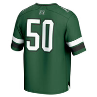 #50 Hawaii Rainbow Warriors Lightweight Collegiate Football Fashion Jersey - Green