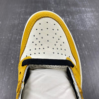 High Top Sneakers, White Black Yellow Colorway, Lace Up Design, Casual Gift for Sneaker Fans