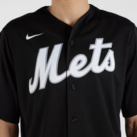 New York Mets Francisco Lindor Black Replica Player Jersey