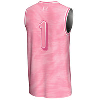 #1 Hawaii Rainbow Warriors Lightweight Basketball Fashion Jersey - Pink