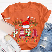 Santa Hat Holiday Paraeducator Tee, Paraprofessional Christmas Lights Shirt, Adorable Christmas SPED T-Shirt, School Staff Xmas Shirt