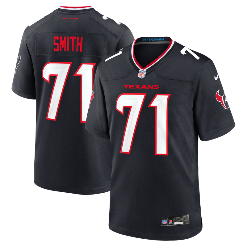 Houston Texans Braden Smith Navy Team Game Jersey
