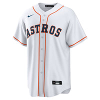 Houston Astros White #1 Groom Home Replica Jersey