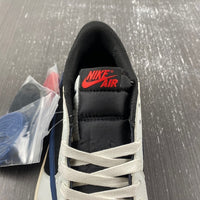 Low Top Sneakers, Blue White Black Colorway, Reverse Hook Design, Lace Up Design, Casual Gift for Sneaker Fans
