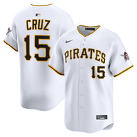 Pittsburgh Pirates Oneil Cruz White Home Limited Player Jersey