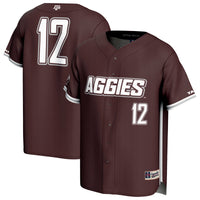 Texas A&M Aggies Lightweight Baseball Jersey - Maroon