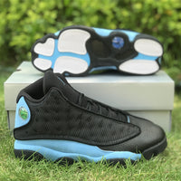 Sneakers, University Blue Black Colorway, Lace Up Design, Casual Gift for Sneaker Fans