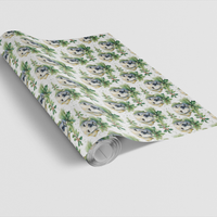Dog Holiday Gift Wrap, Golden Retriever Christmas Wrapping Paper, Festive Golden Retriever Wrap Paper, Dog Lover Xmas Present Paper Roll