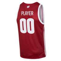 Wisconsin Badgers Pick-A-Player NIL Basketball Jersey - Red