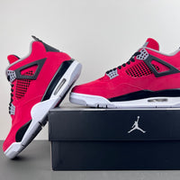 Mid Top Sneakers, Red Black Colorway, Lace Up Design, Casual Gift for Sneaker Fans