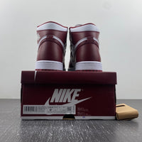 High Top Sneakers, White Red Colorway, Lace Up Design, Casual Gift for Sneaker Fans