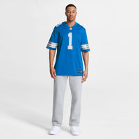 Detroit Lions Jameson Williams Blue Game Player Jersey