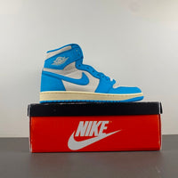 High Top Sneakers, Blue White Colorway, Lace Up Design, Casual Gift for Sneaker Fans