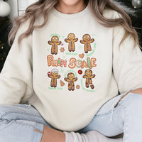 Nurse Christmas Sweatshirt, Gingerbread Pain Scale Sweatshirt, Medical Holiday Pain Scale Crewneck, Humorous Hospital RN Sweatshirt, Nurse Present