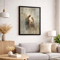 Holy Family Jesus Mary Joseph Art Printable, Abstract Nativity Digital Download, Christian Religious Wall Decor, Christmas Home Print