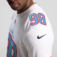 Tennessee Titans Jeffery Simmons White Stitched Limited Jersey