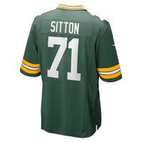 Green Bay Packers Josh Sitton Green Retired Game Jersey