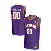 Clemson Tigers NIL Pick-A-Player Basketball Lightweight Jersey - Purple