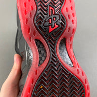 Low Top Sneakers, Black Red Colorway, Lace Up Design, Casual Gift for Sneaker Fans