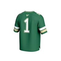 #1 South Florida Bulls Lightweight Collegiate Football Fashion Jersey - Green