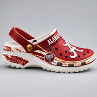 Crimson Standard - ALA Roll Tide Script Clogs