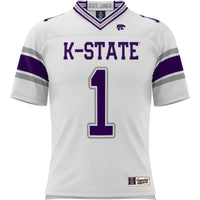 #1 Kansas State Wildcats Football Jersey - White