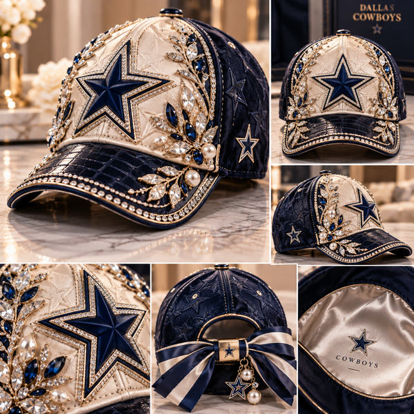 Pearl Field - DAL Star Cap in Cream and Midnight - main