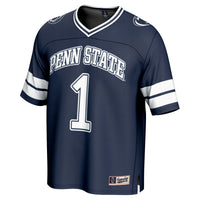 #1 Penn State Nittany Lions Lightweight Collegiate Football Fashion Jersey - Navy