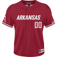 Arkansas Razorbacks NIL Pick-A-Player Lightweight Baseball Jersey - Cardinal