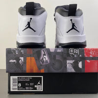 High Top Sneakers, White Black Gray Colorway, Leather Footwear, Lace Up Design, Casual Gift for Sneaker Fans