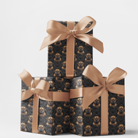 Dog Lover Holiday Gift Wrap, Mastiff Dog Wrapping Paper, Gentle Giant Pet Present Paper, Christmas Dog Wrapping Paper, Dog Breed Gift Wrap