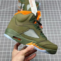 High Top Sneakers, Army Green Colorway, Lace Up Design, Casual Gift for Sneaker Fans