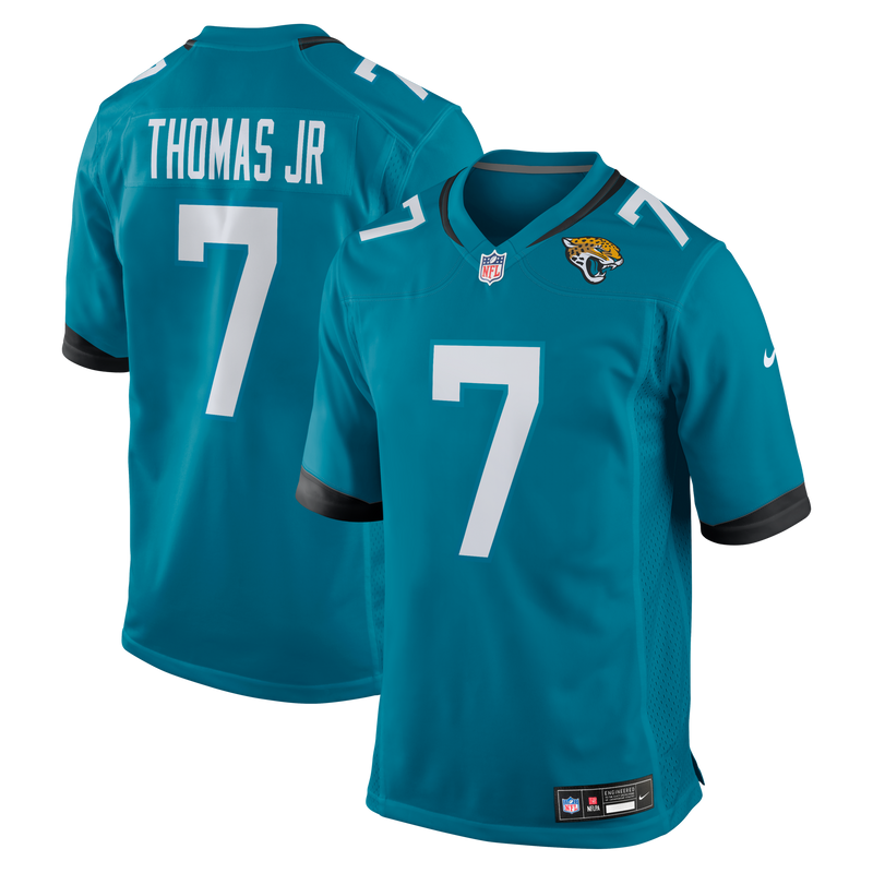 Jacksonville Jaguars Brian Thomas Jr Teal Player Game Jersey
