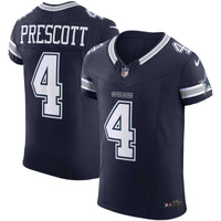 Dallas Cowboys Dak Prescott Navy Team Elite Jersey