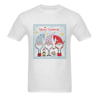 Holiday Gnome Graphic Tee, Merry Christmas Garden Gnomes Shirt, Festive Gnome T-Shirt, Adorable Winter Gnomes Tee, Christmas Present for Men
