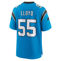 Carolina Panthers Devin Lloyd Blue Alternate Game Jersey